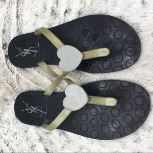 Yves St. Laurent Sandals Rubber size 7.5